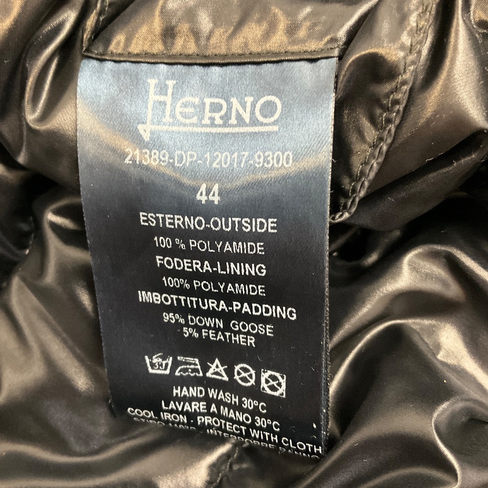 HERNO BLACK PADDED LIGHTWEIGHT JACKET - image 5